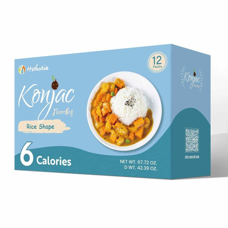 Arroz konjac shirataki bajo en carbohidratos