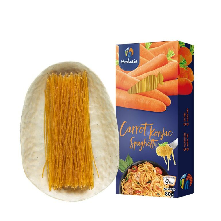 Pasta Konjac sabor zanahoria