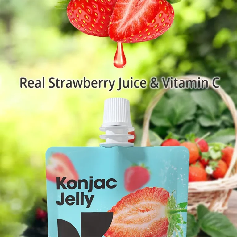 Gelatina de konjac de fresa