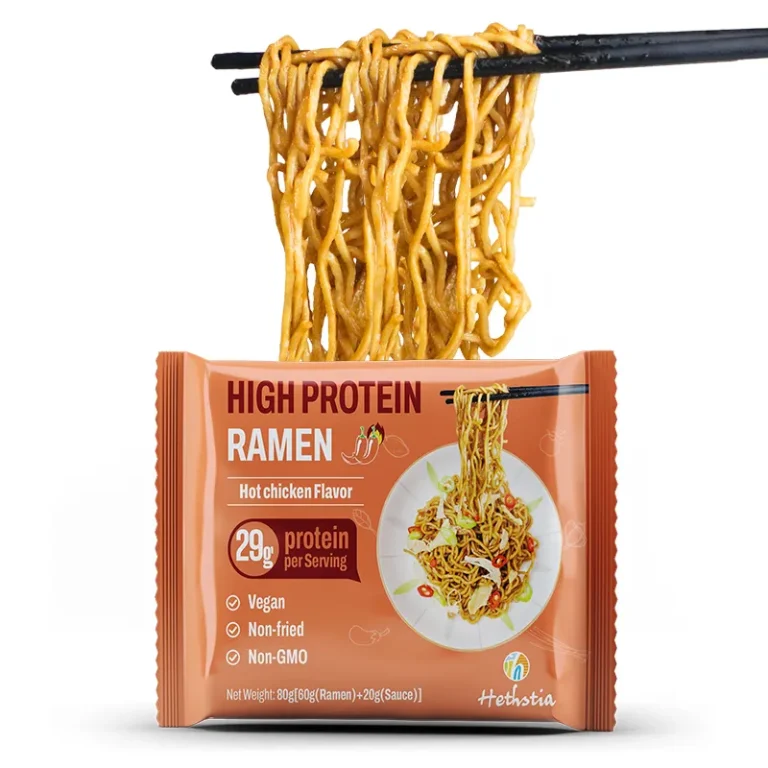Proveedor de fideos Ramen instantáneos ricos en proteínas