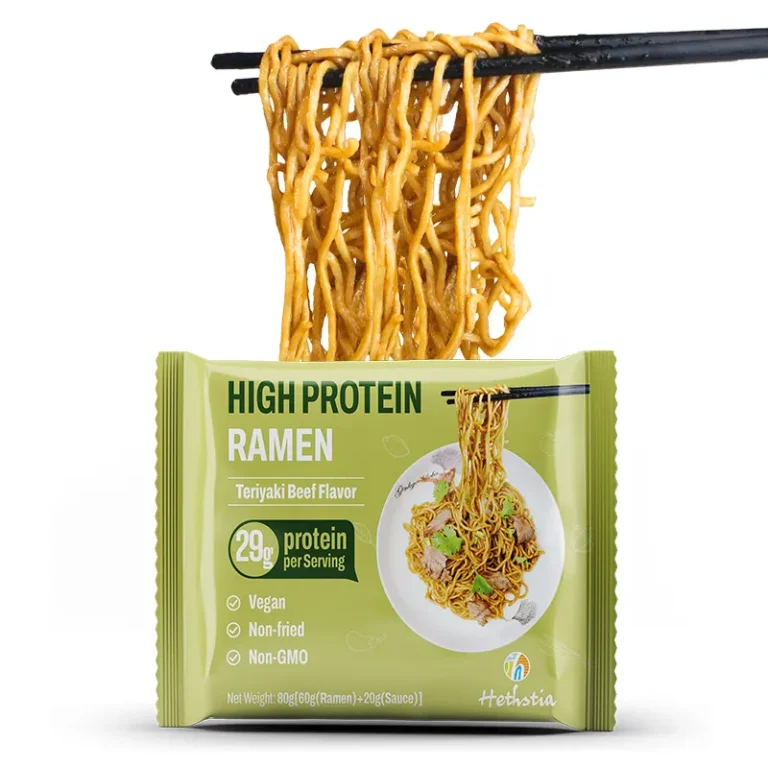 Proveedor de fideos Ramen instantáneos ricos en proteínas