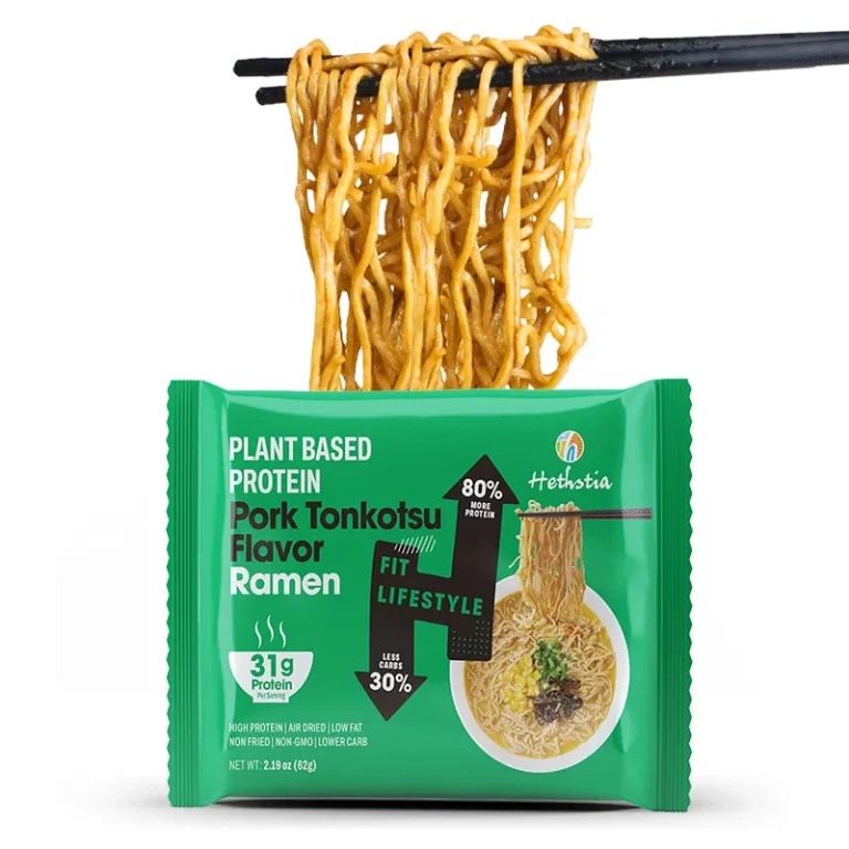 Proveedor de fideos Ramen instantáneos ricos en proteínas